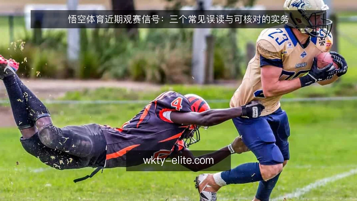 悟空体育近期观赛信号:三个常见误读与可核对的实务